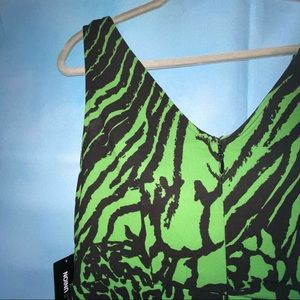 Multi-animal print Mini Dress